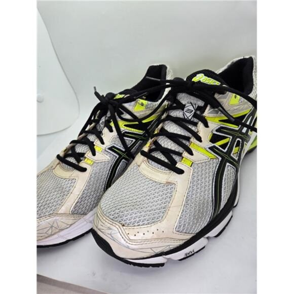 Asics GT-1000 3 Shoes Men\'s 11.5 White Green Running Athletic Workout Sneakers